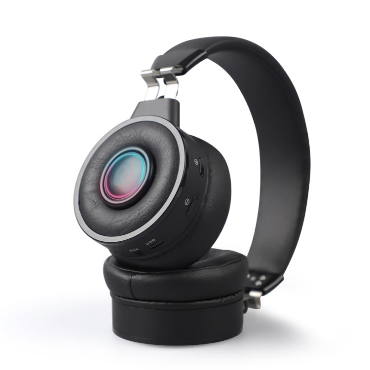 Cuffie da gioco luminose RGB wireless Bluetooth Kingkong con supporto microfono TF/radio FM Cuffie da gioco luminose RGB wireless Bluetooth Kingkong con supporto microfono TF/radio FM